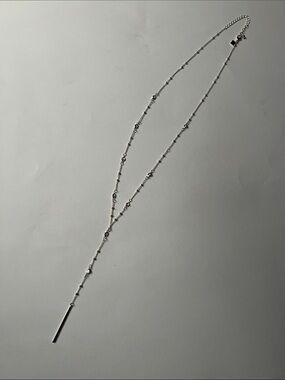 Banana Republic silver y-necklace